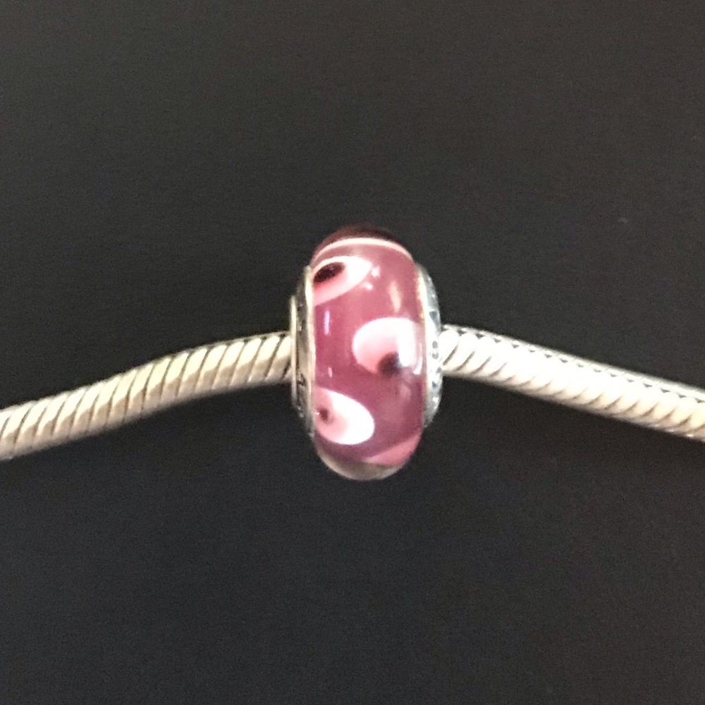Pandora Charm pink & purple